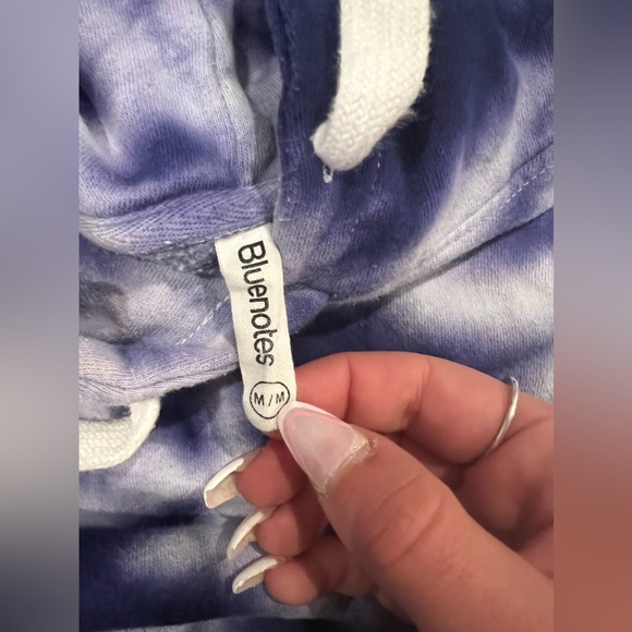 Purple Tie-Dye Hoodie - Picture 2 of 3